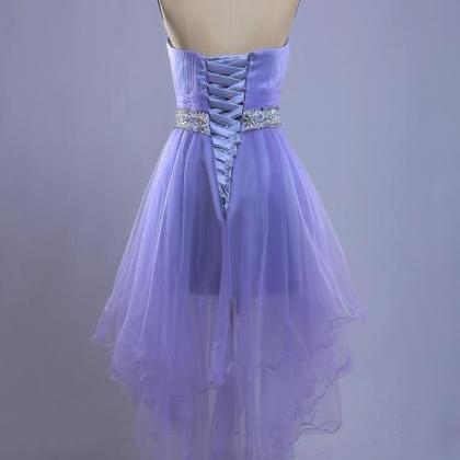 Short Prom Dresses,high Low Prom Dresses,tulle..