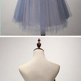 Strapless Sweetheart Tulle Homecoming Prom..
