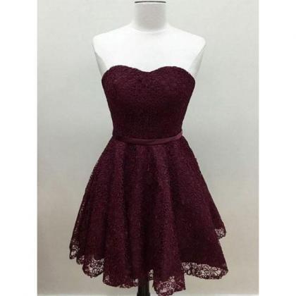 Lace Homecoming Dress, Homecoming Dress Simple,..