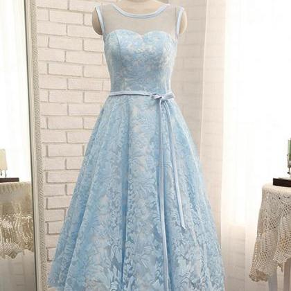 High Quality Lace Short Prom Dress,homecoming..