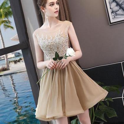 Cute Lace Short Prom Dress,lace Evening Dress