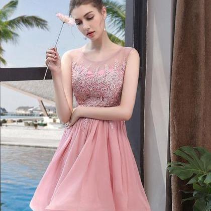 Cute Lace Short Prom Dress,lace Evening Dress