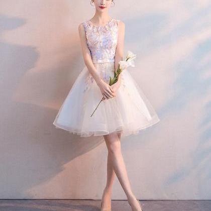Cute lace short prom dress homecoming dress c3189