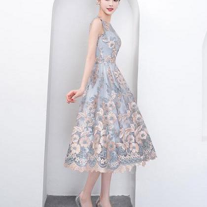 Cute Lace Short Prom Dress,cute Gray Homecoming..