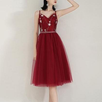 Simple Sweetheart Tulle Prom Dress,tulle..