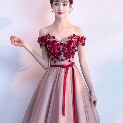 Cute sweetheart neck tulle short prom dress tulle sequin homecoming dress     fg2396 main image 0