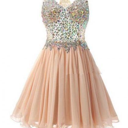 Beaded Sparkle Cute Party Dresses, ..