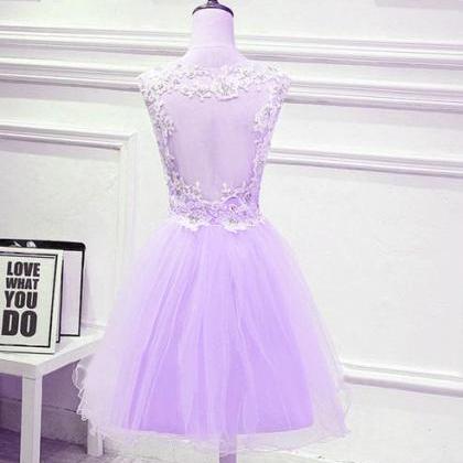 Cute Lavender Teen Girls Formal Dresses, Beautiful..