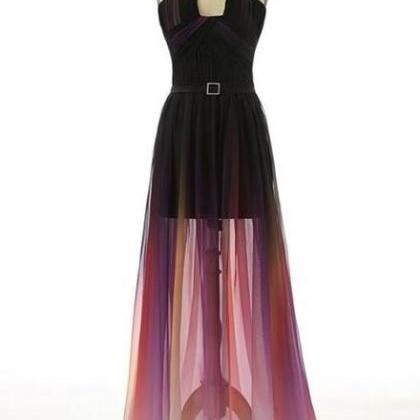 Gradient High Low Formal Dresses, Long Party..