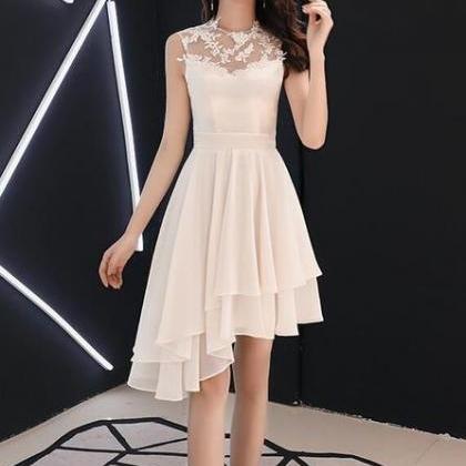 High-Low Chiffon Dress