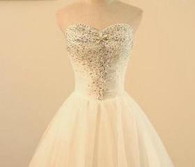 Sweet White Tulle Flowers A Line Formal Birthday Outfits Short Homecoming Dress Y9533 main image 0
