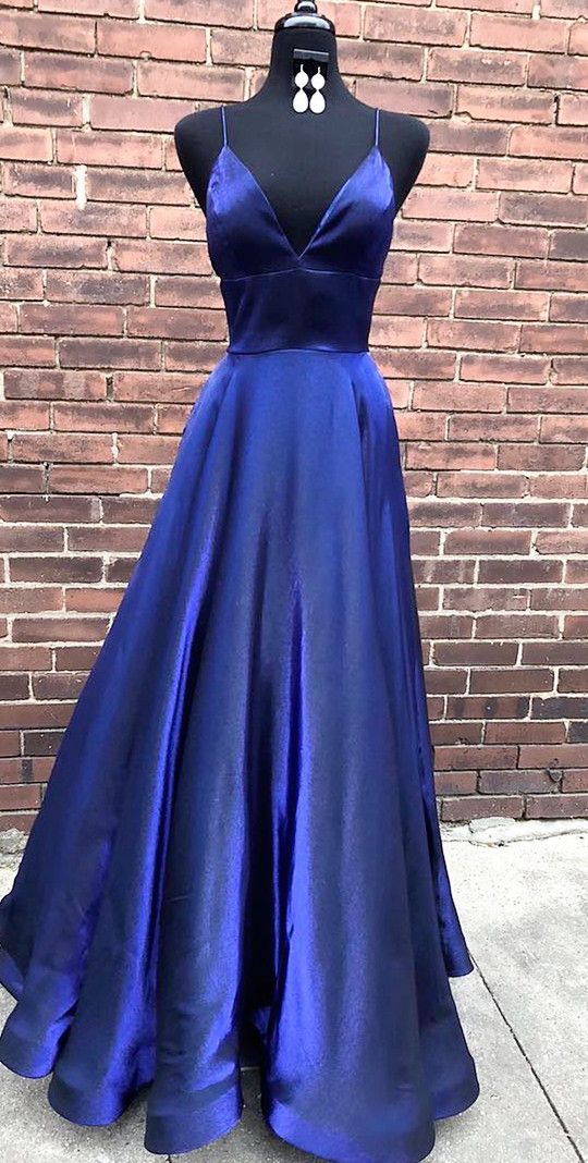 Royal Blue Prom Dresses 2019,a Line Evening Party Dress