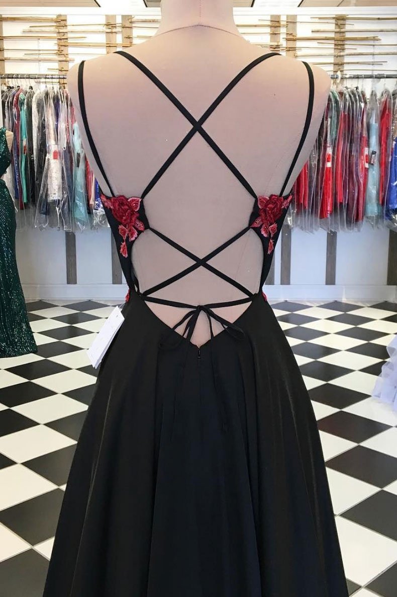 Sexy Black V Neck Chiffon Ruffle Short Graduation Homecoming Dress Cocktail Dress