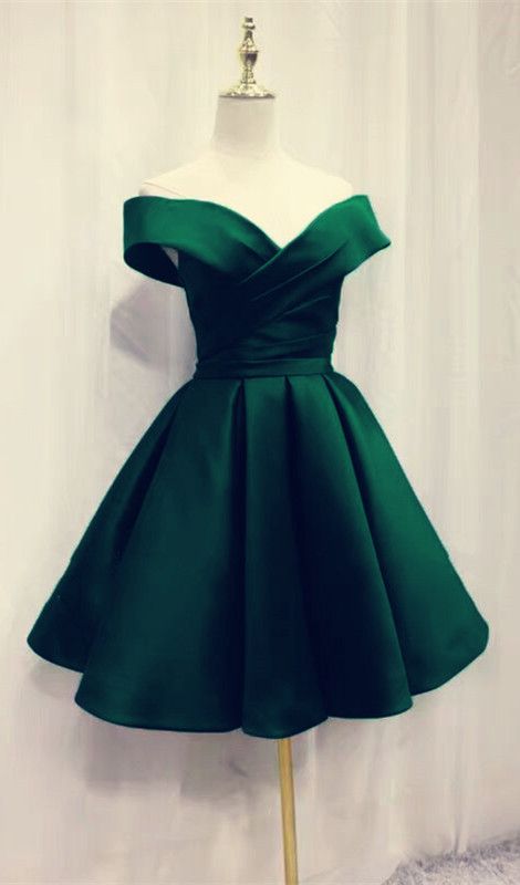 Short Emerald Green Homecoming Dresses For Prom Party,semi Formal Dress on  Luulla