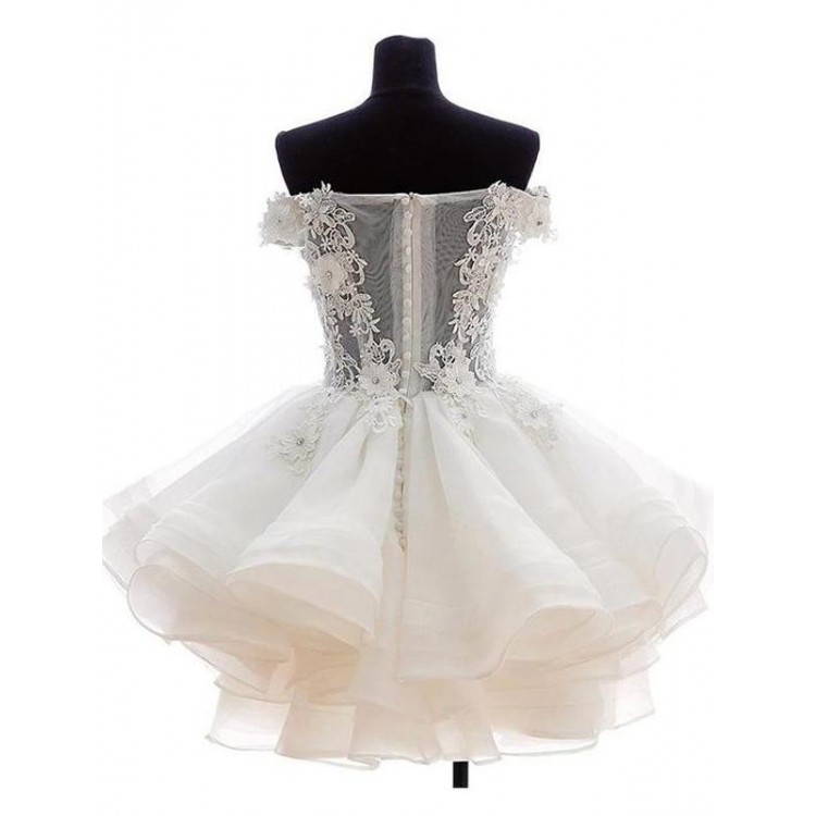 Homecoming Dress Ball Gown, Appliques Homecoming Dress