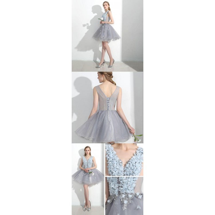 A-line Homecoming Dress, Light Blue Homecoming Dress, Sexy Homecoming Dress, Homecoming Dress Short