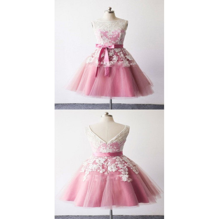 Homecoming Dresses Lace, Sleeveless Homecoming Dresses, Pretty Homecoming Dresses, Homecoming Dresses A-line