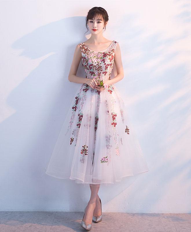 Tulle tea length dress hot sale