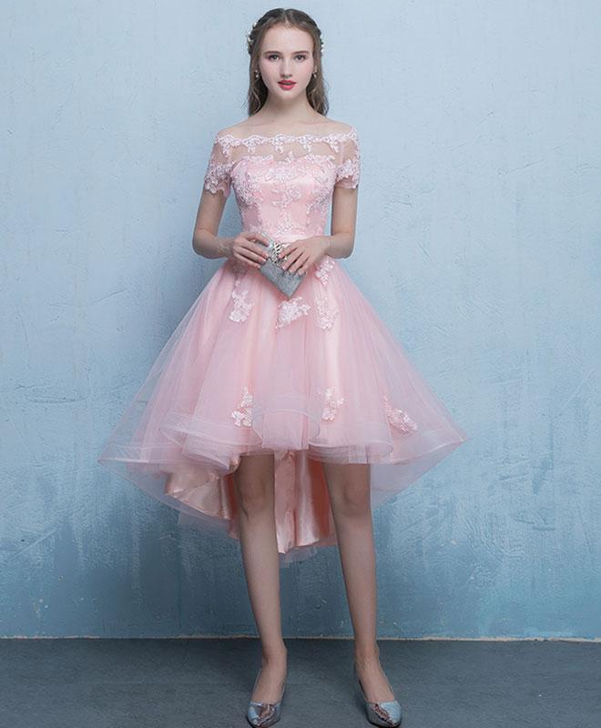 Cute Lace Tulle Short Prom Dress,lace Evening Dress