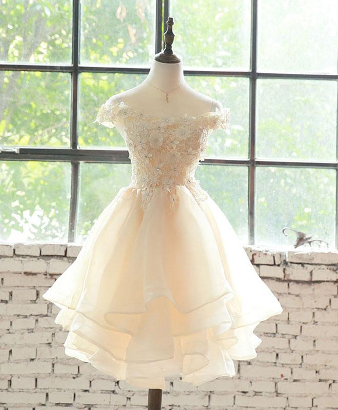 fairy tail homecoming dress Floral Homecoming Dress 2023 Short Fairy Straps Tulle 18W / Custom Color main image 0