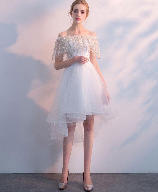 beautiful white homecoming dresses Charming White Lace Homecoming Dress, A-Line Backless Cheap Homecoming –  Dairy Bridal