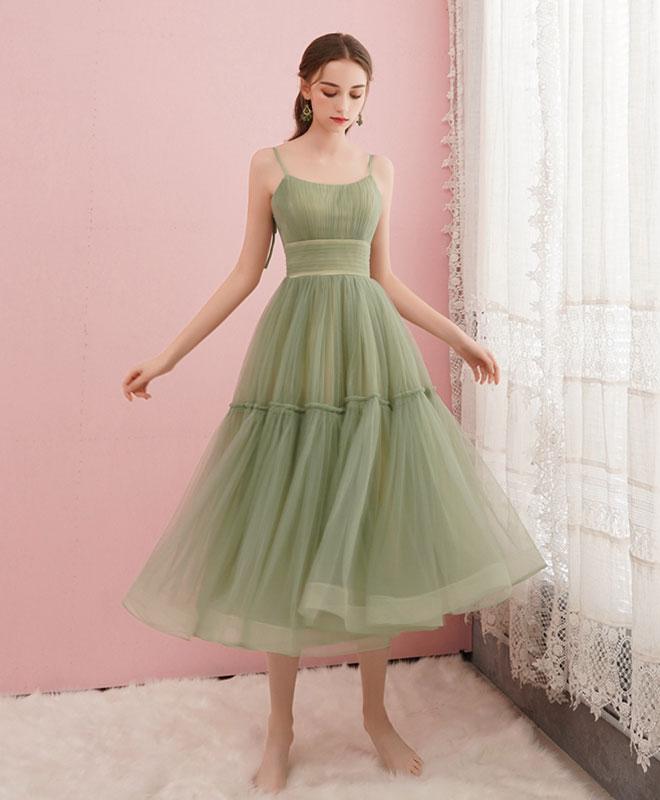 Cute Green Tulle Short Prom Dress Simple Tulle Homecoming Dress,formal Dresses