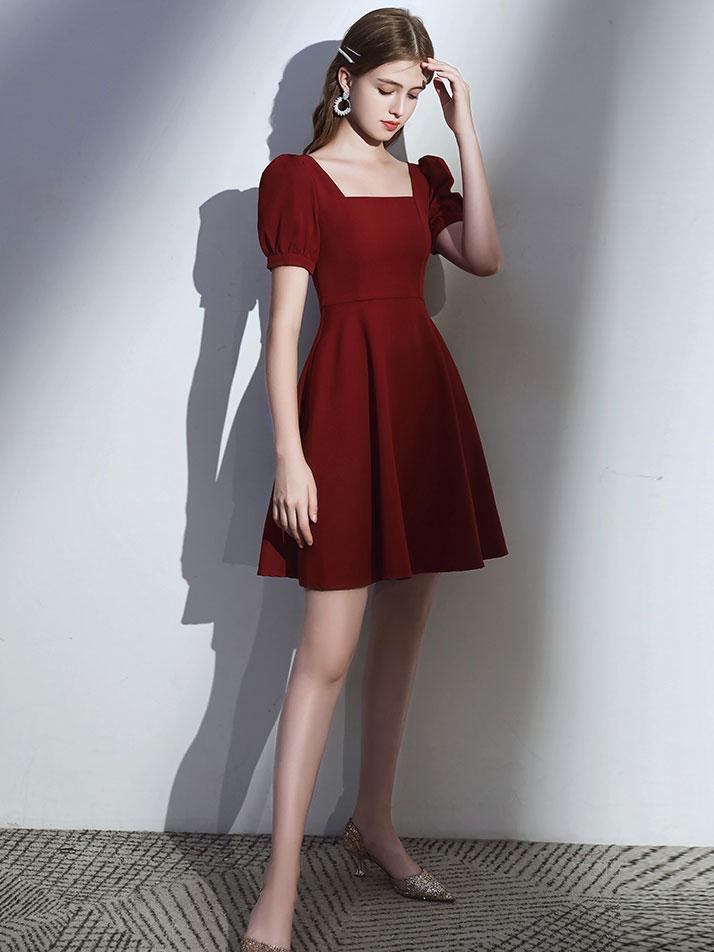 burgundy short dress prom Siaoryne SP5412 Lace Homecoming for Girls 8t Shoes height=_inches Burgundy Homecoming Dress,Short Prom Dresses