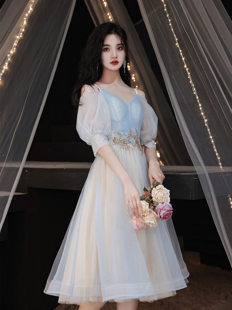 Half prom store dresses short