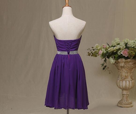 Purple High Low Evening Dresses.charming Formal Evening Gowns      fg2588 main image 0