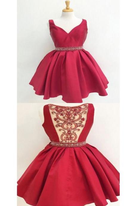 Custom Homecoming Dress, Short Homecoming Dress, Homecoming Dress Red, Homecoming Dress Ball Gown