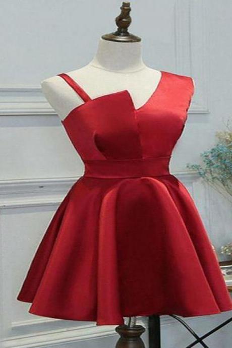Homecoming Dress Short, Homecoming Dress Unique, Homecoming Dress Red, Homecoming Dress Simple