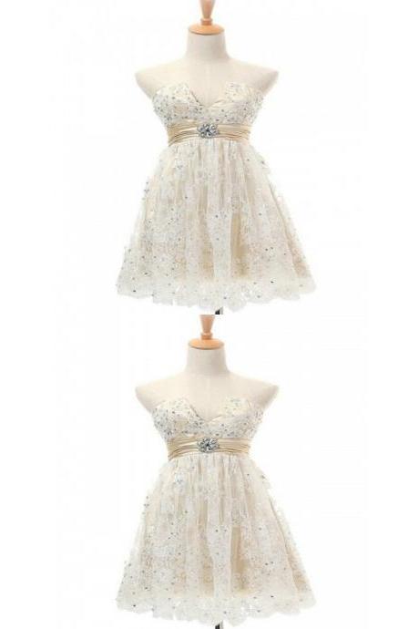 Ivory Homecoming Dresses, Homecoming Dresses Lace