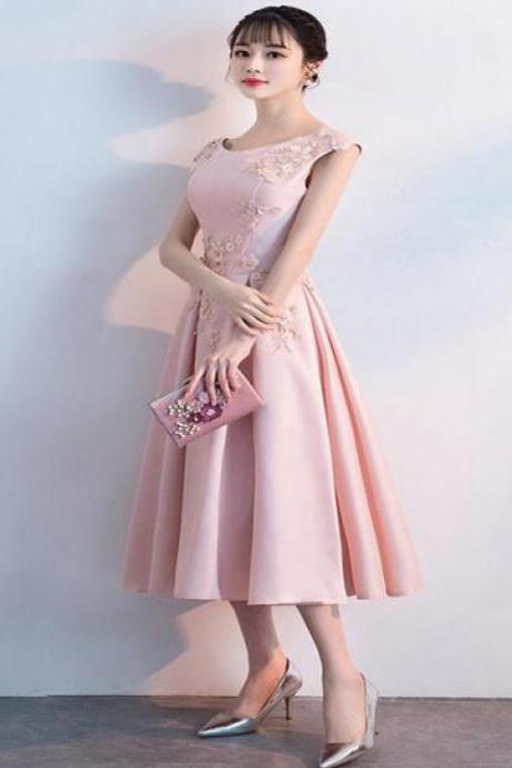 Blush Homecoming Dresses, Pink Homecoming Dresses, Homecoming Dresses, A-line Homecoming Dresses