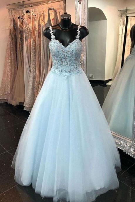 Sweetheart White Tulle Lace Long Formal Dress Pageant Prom Dress Wedding Dress