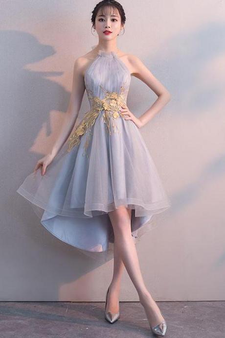 Cute Tulle Lace Short ?prom Dress,high Low Evening Dress,homecoming Dress