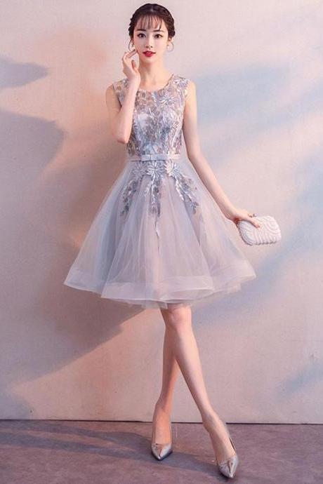 Cute Lace Short Prom Dress,homecoming Dress