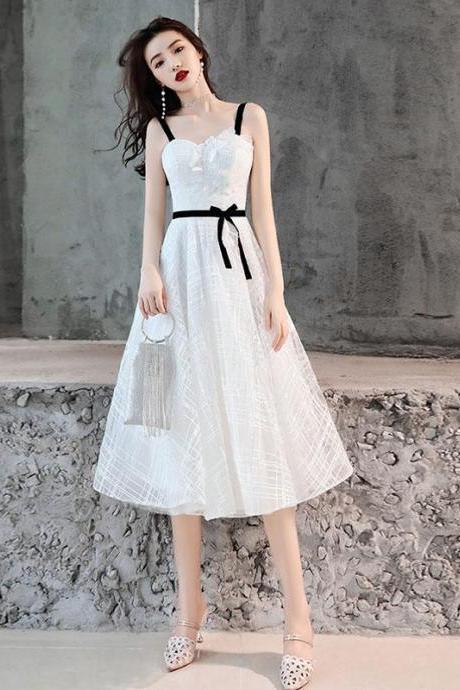 White Tulle Lace Short Prom Dress,white Tulle Homecoming Dress
