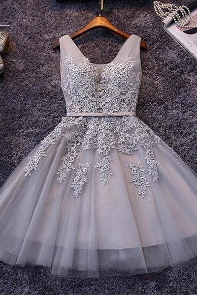 slim fit dress slacks Mini V Neck Champagne Beaded Chiffon Peach Short Homecoming Dresses ARD1487 main image 0