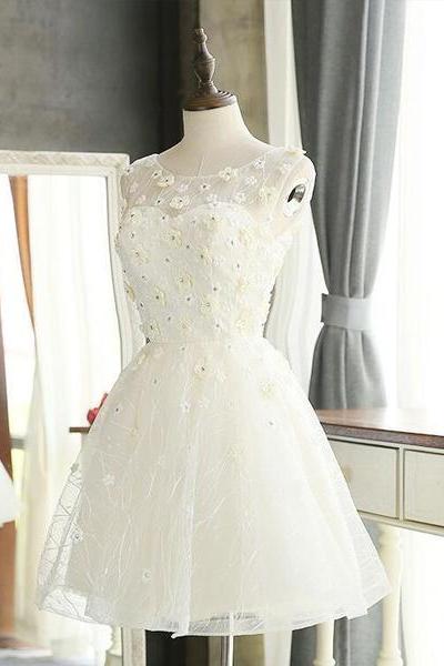 Cute Floral Teen Party Dresses, Homecoming Dresses , Lovely Formal Dresses