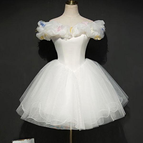 strapless open back dress Swan Lake – Dancewear by Patricia main image 1