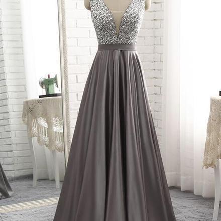 Satin Burgundy Junior Prom Dress GTEEN057 main image 1