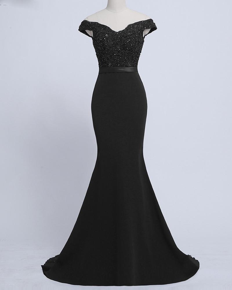 Elegant Green Lace Applique Bridesmaid Dresses,women Evening Party Gown,maid Of Honor on Luulla