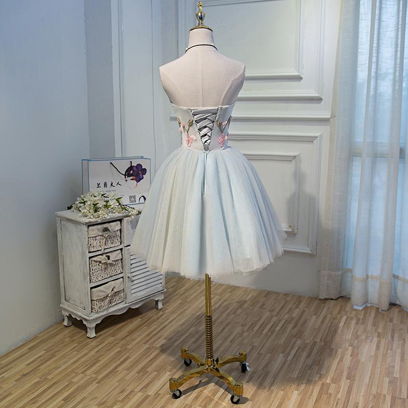 Sweetheart Fuchsia A Line Tulle Short Homecoming Dress With Ruffles main image 1