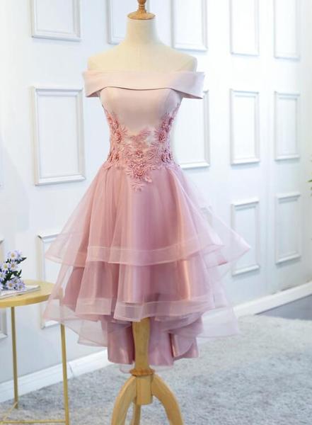 Charming Tulle And Satin Lace-up Formal Dresses, Lovely Formal Dress on ...